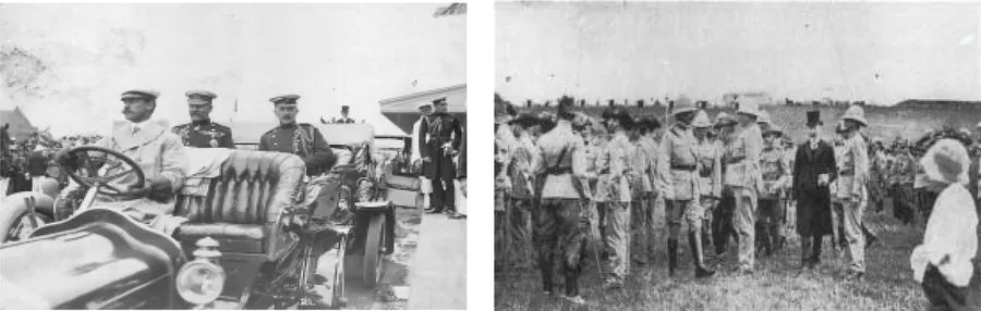 Lord Kitchener inspects Australian defences in 1909