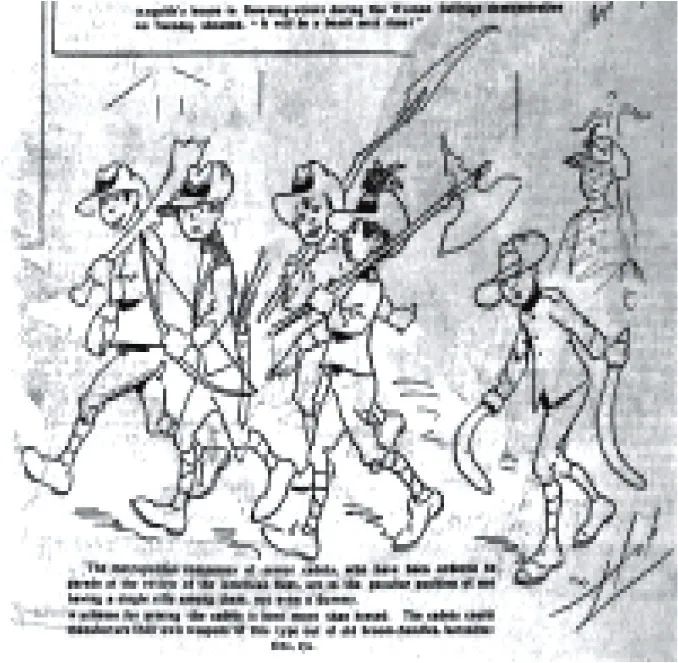 Unarmed Australian Cadets